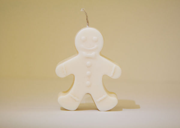 Gingerbread Man Candle