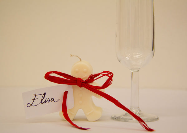 Gingerbread Man Candle