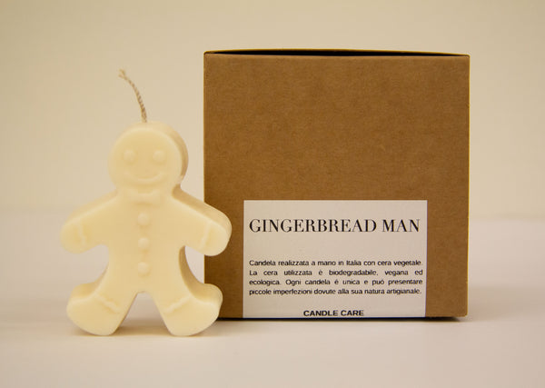 Gingerbread Man Candle