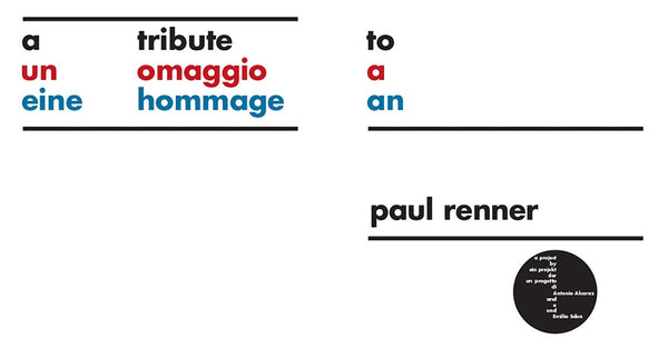 Futura. Art and typography, a tribute to Paul Renner