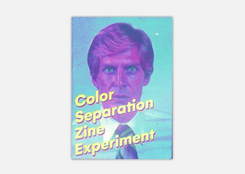 Color separation zine experiment