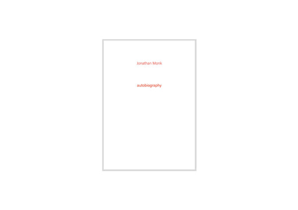 Autobiography n.4 - Jonathan Monk